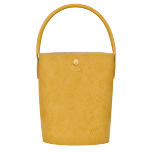 Sac Seau S Épure Longchamp cuir maïs