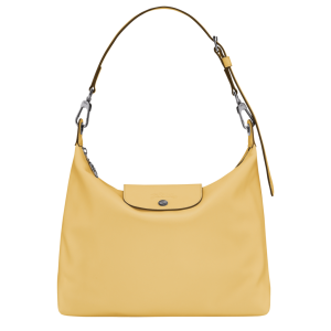 Sac porté épaule M Le Pliage Xtra cuir Longchamp Blé