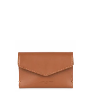 Porte-cartes femme cuir Lancaster Paris PM camel