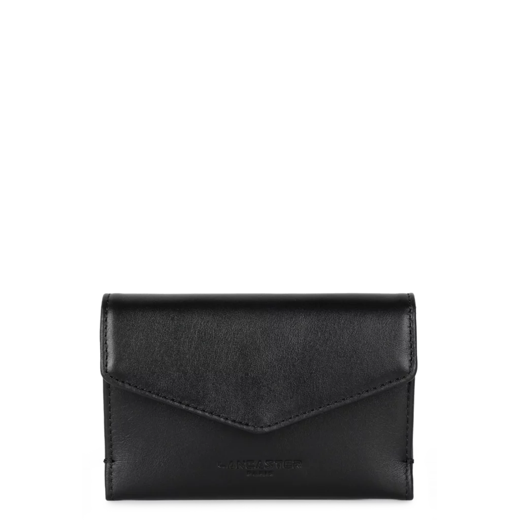 Porte-cartes femme cuir Lancaster Paris PM noir