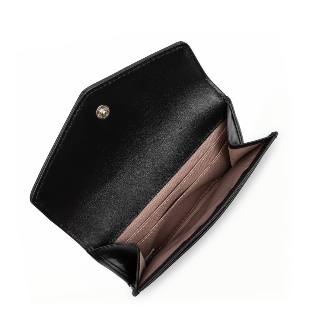 Porte-cartes femme cuir Lancaster Paris PM noir – Image 3