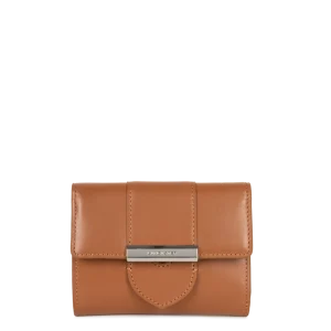 Portefeuille femme cuir Paris Ily Lancaster camel