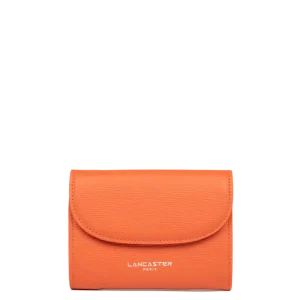 Portefeuille femme cuir Sierra Lancaster orange