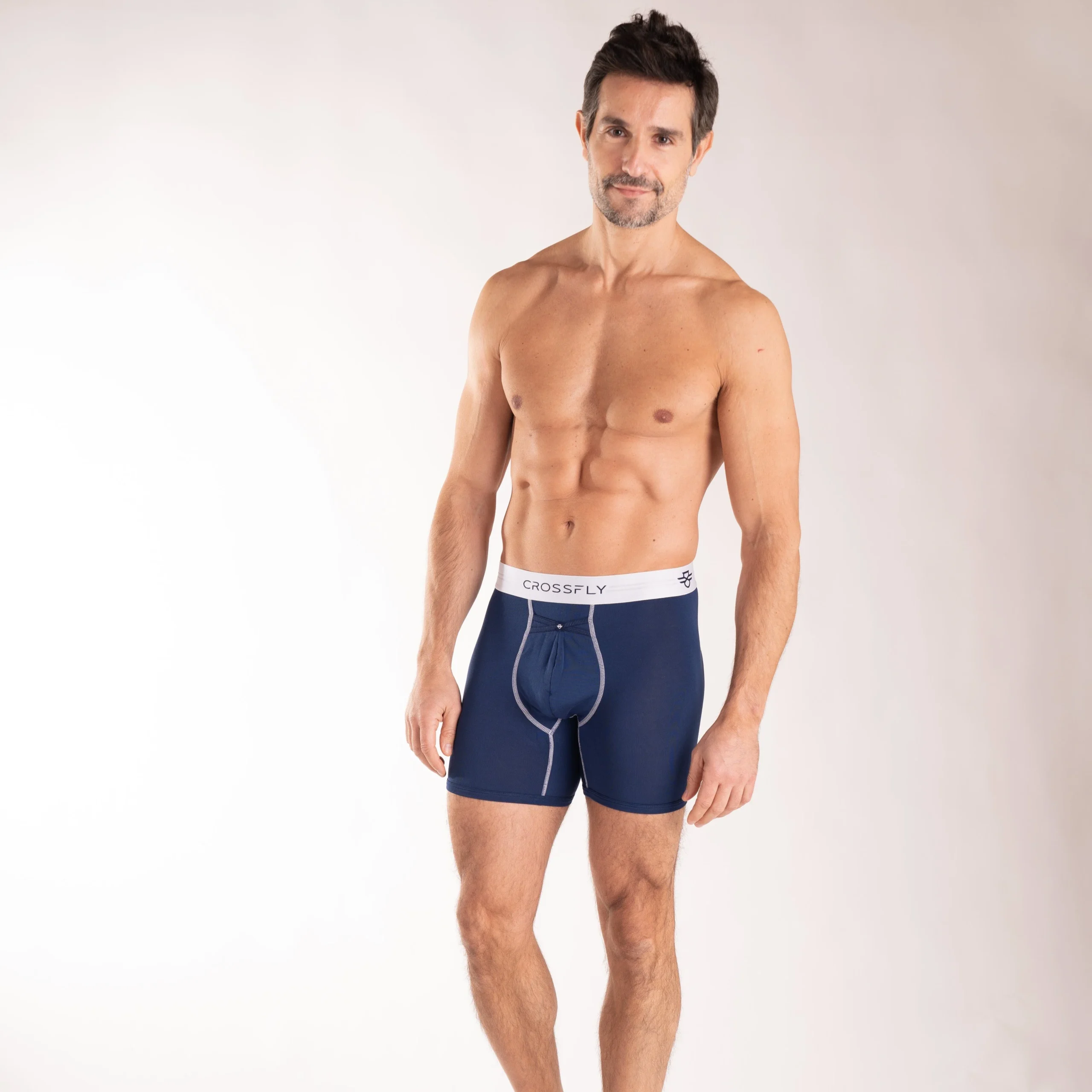 3-Pack: IKON X Men's 6" Boxers - Navy/White – Image 3