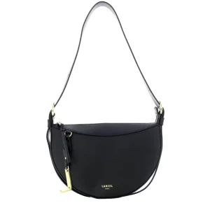 Sac demi-lune cuir Faubourg noir Lancel