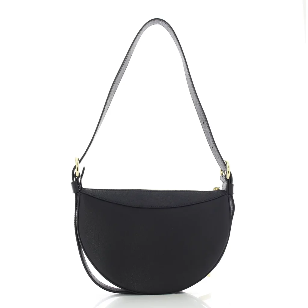 Sac demi-lune cuir Faubourg noir Lancel – Image 3