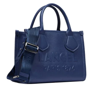 Petit sac cabas S Jour cuir Lancel bleu outremer