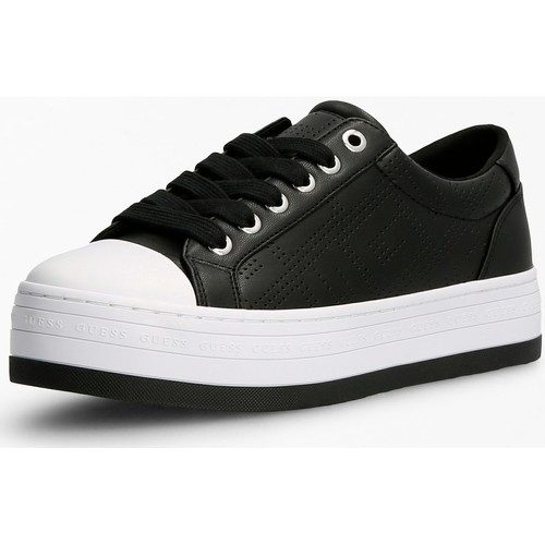 Basket femme Guess plateforme noir