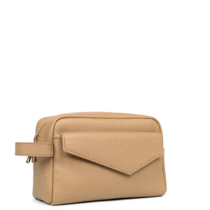 Trousse de toilette Zoé cuir Lancaster beige