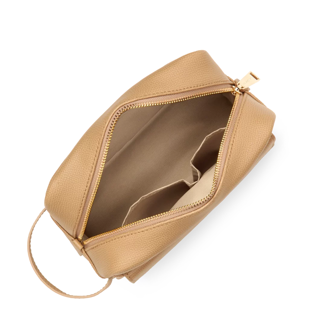 Trousse de toilette Zoé cuir Lancaster beige – Image 5