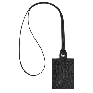 Porte-carte avec collier Epure Lonchamp – noir