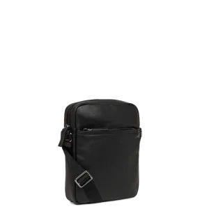 Sacoche homme cuir Lancaster Soft Vintage noir