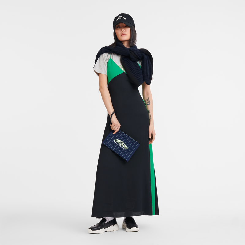 Pochette Essential Lonchamp – Toile – Marine