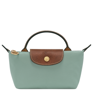 Trousse cosmétique avec poignée Le Pliage Original – céladon