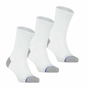 3-pack Hero Pro Men's 10" Crew Socks (White)