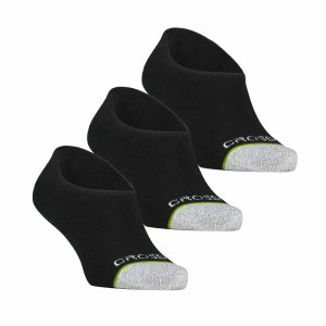 3-pack Original Men's No Show Socks (Black)