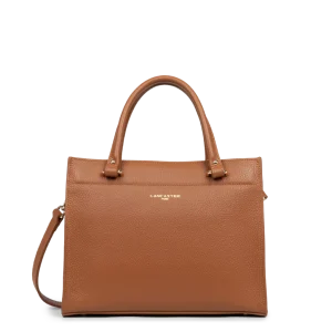 Sac à main Foulonne Double Lancaster camel cuir