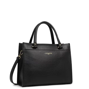 Sac à main Foulonne Double Lancaster noir cuir