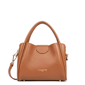 Sac à main camel Ida double Cuir Lancaster