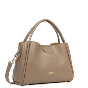 Sac à main femme Ida Double taupe cuir Lancaster