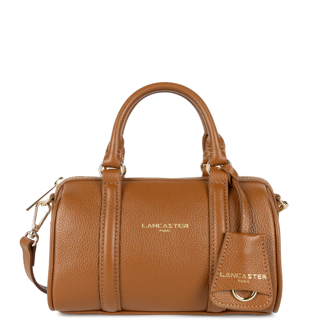 Petit Sac Polochon Cuir Lancaster Milano Ana camel