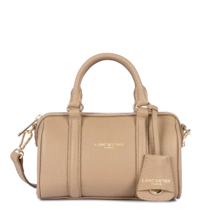 Petit Sac Polochon Cuir Lancaster Milano Ana sable