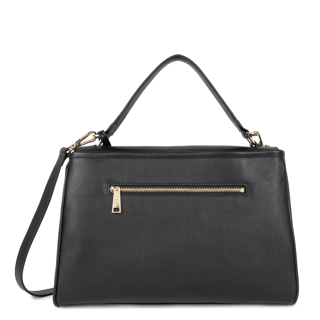 Grand sac cabas épaule femme Lancaster Mademoiselle Grace noir – Image 3