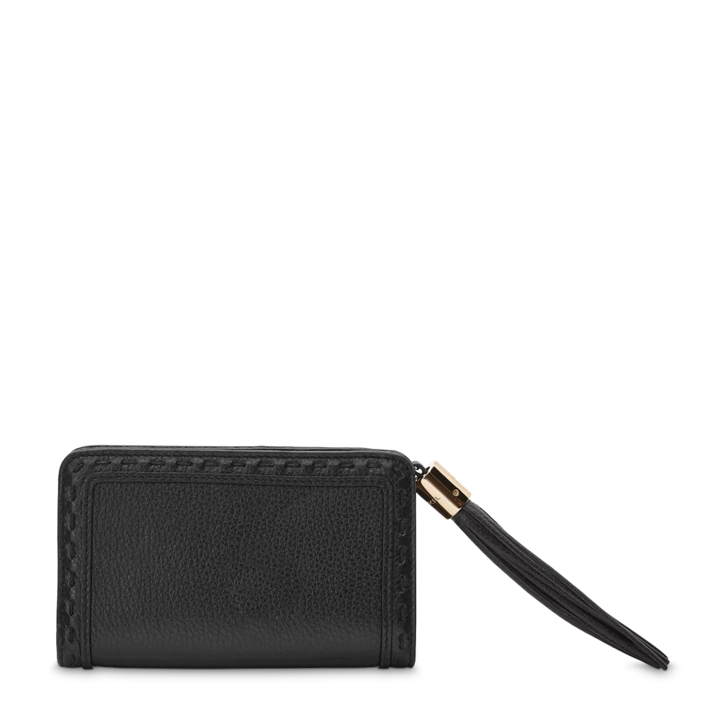 Portefeuille rectangulaire compact zippé Premier Flirt de Lancel Noir – Image 3