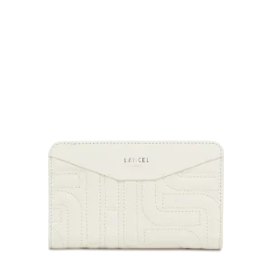 PORTEFEUILLE RECTANGULAIRE COMPACT ZIPPÉ MIDI-MINUIT DE LANCEL Neige