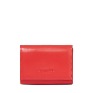 Portefeuille compact Billie Lancel Tomate