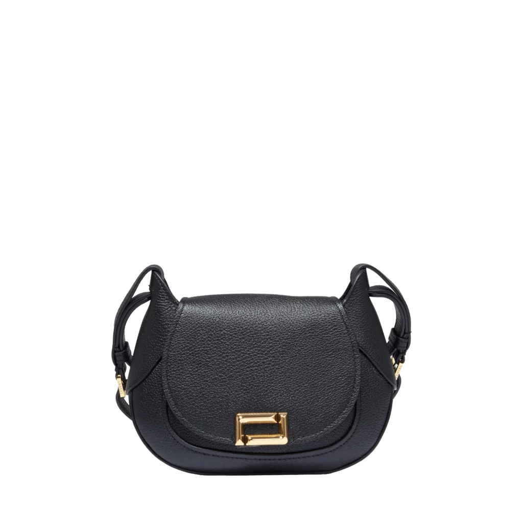 Sac cuir besace M Paulette Lancel Noir – Image 2