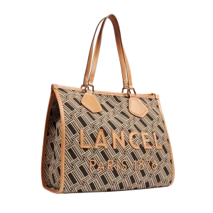 Sac cabas tote Zippe L Lancel multico noir