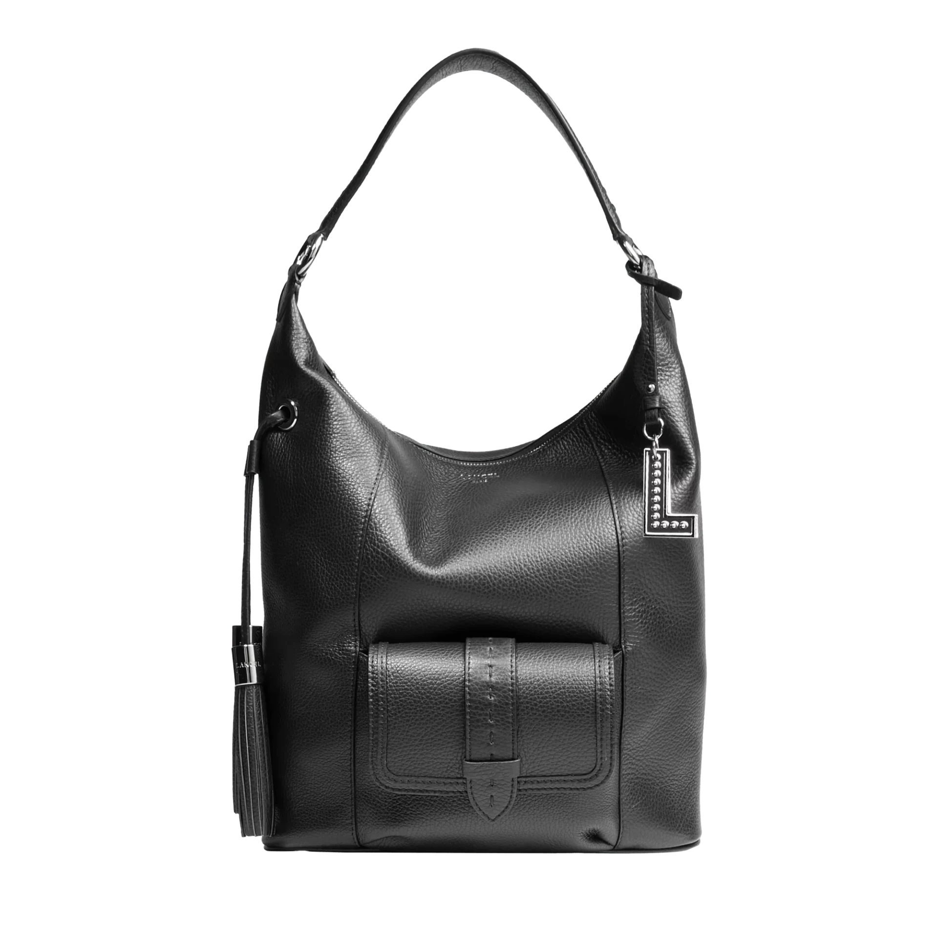 Sac hobo zippé M Premier Flirt Lancel noir – Image 5