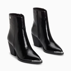 Bottines santiags Amandine noires à talon Vanessa Wu