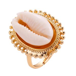 Bague Coquillage Blanc