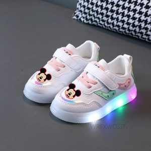 Basket lumineuse fille mickey