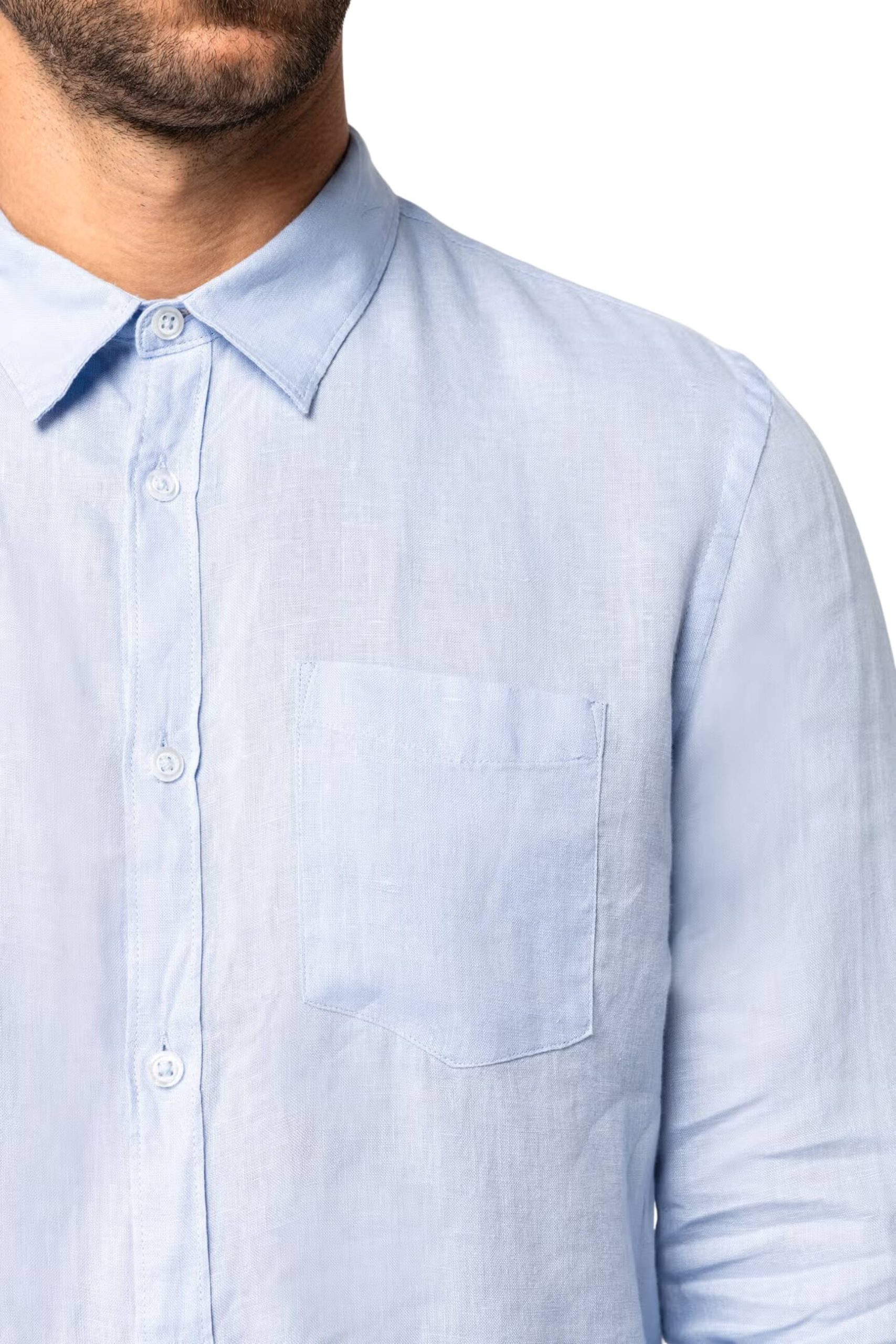 Chemise Manches Longues en Lin Homme - Élégance et Confort Naturel