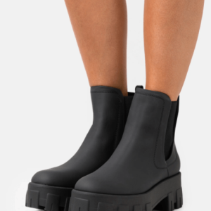 Guess – Bottines femme noir à plateau