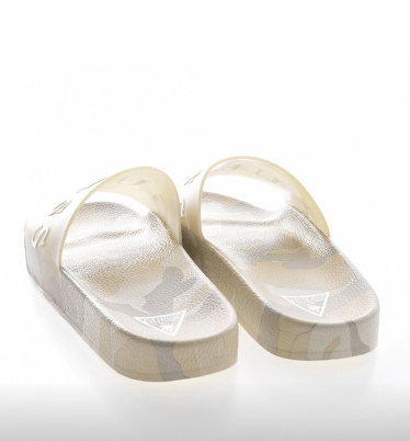 Claquettes style militaire Gris Guess Homme – Image 4