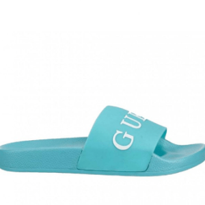 Claquettes Bleu et Blanc Homme Guess