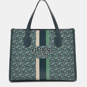 Sac à main silvana logo g cube rouge multi Vert