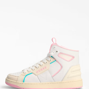 Baskets montante bianqa logo Guess femme