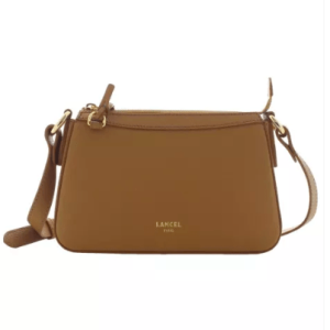 Sac bandoulière cuir Faubourg camel Lancel