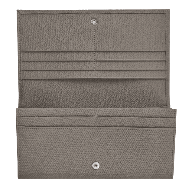 Portefeuille Long À Rabat Roseau Longchamp – Tourterelle – Image 3