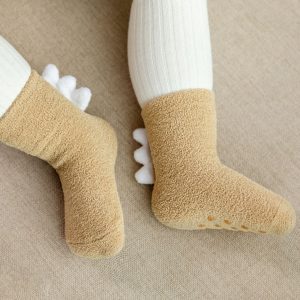 Chaussettes polaires pour bébé dinosaure