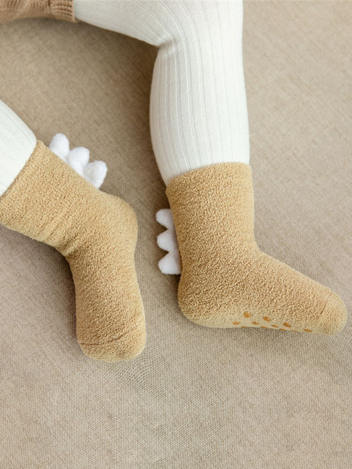 Chaussettes polaires pour bébé dinosaure