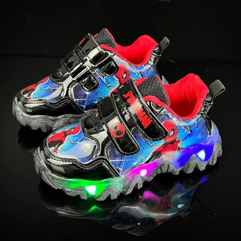 Basket Spiderman lumineuse