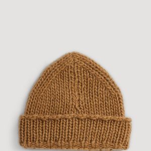 Bonnet en grosse maille OLYMPIA GERARD DAREL Camel