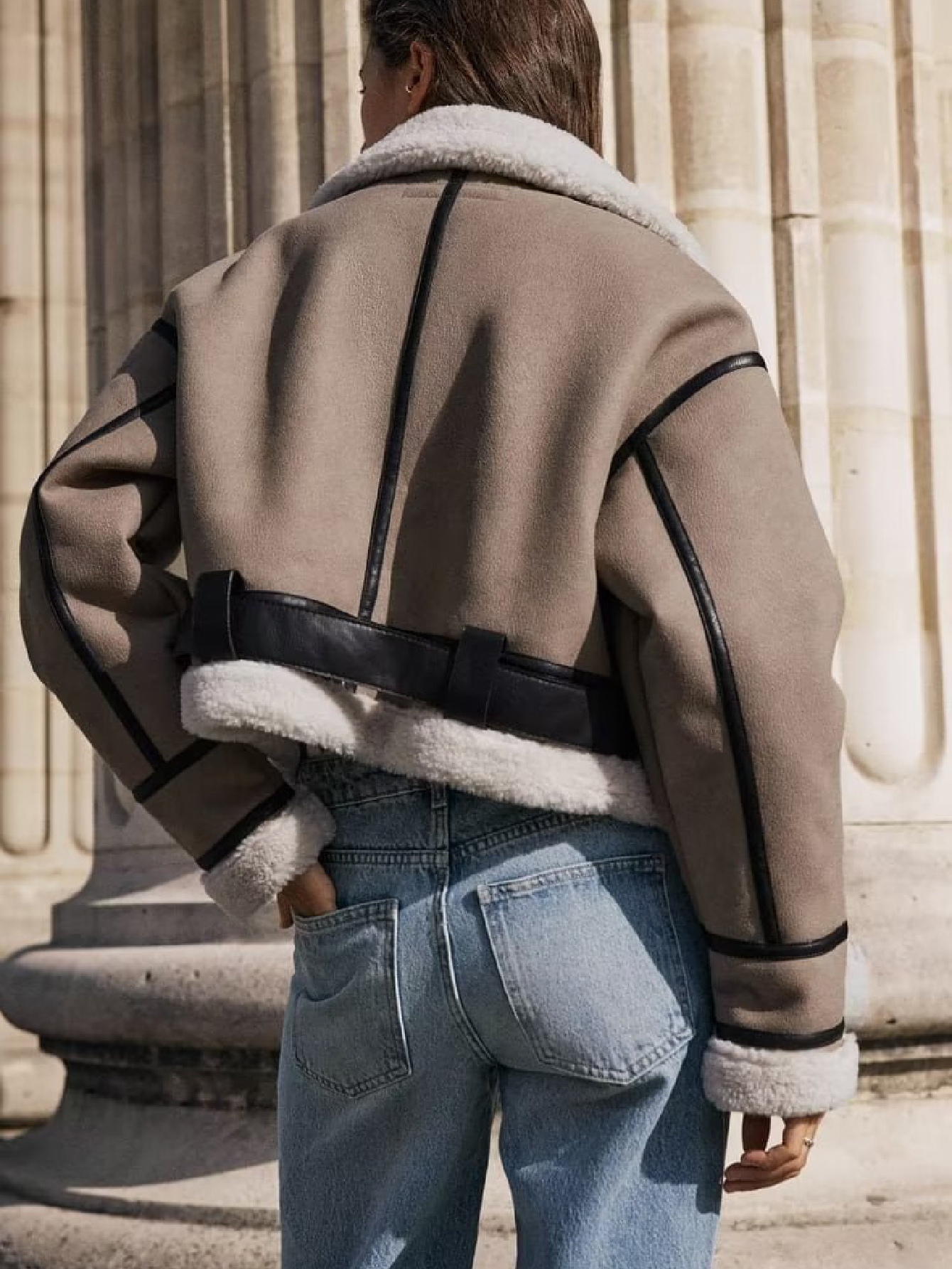 Veste doublée en polaire pour femme – Image 3