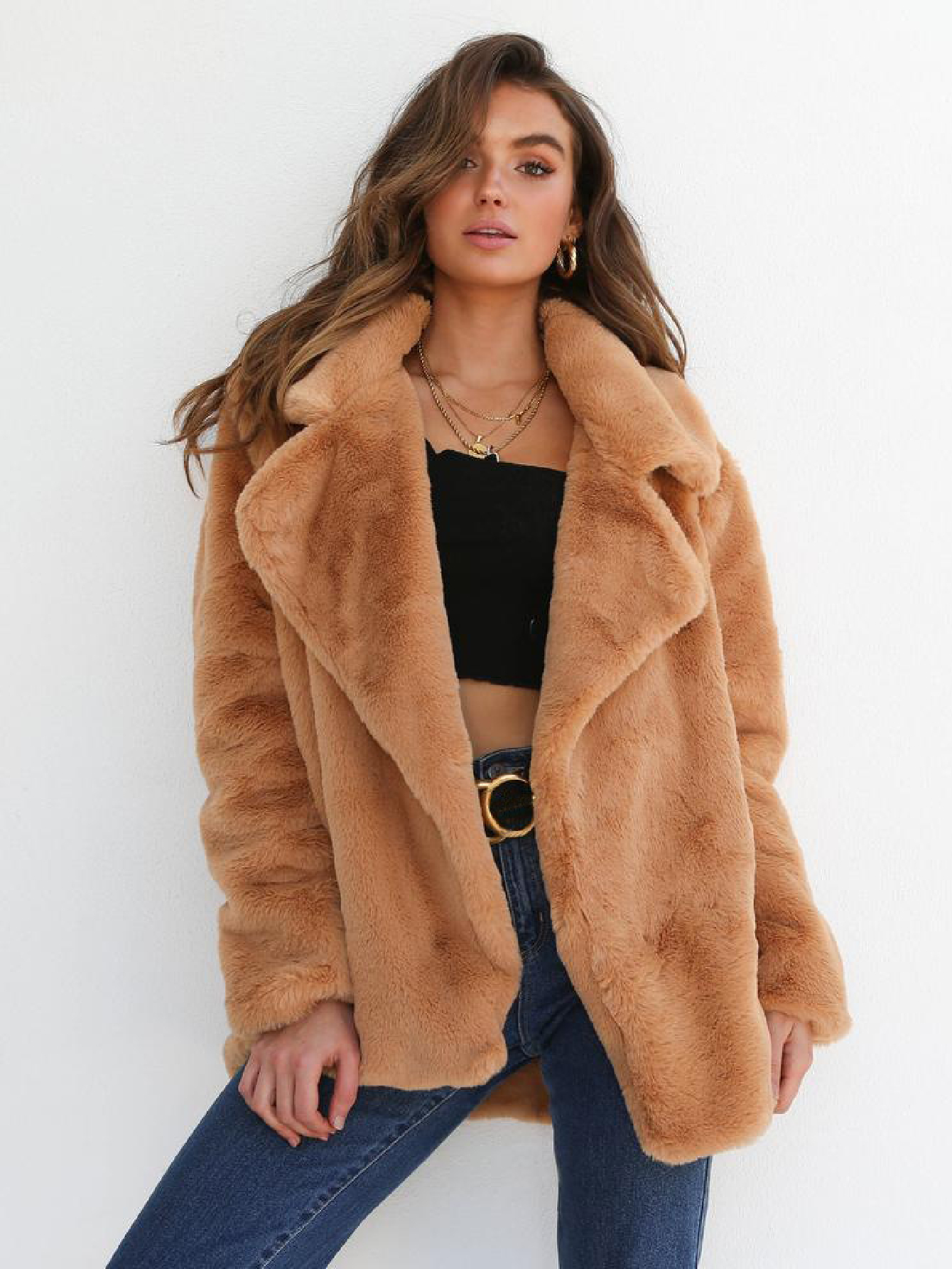 Veste polaire de luxe pour femme